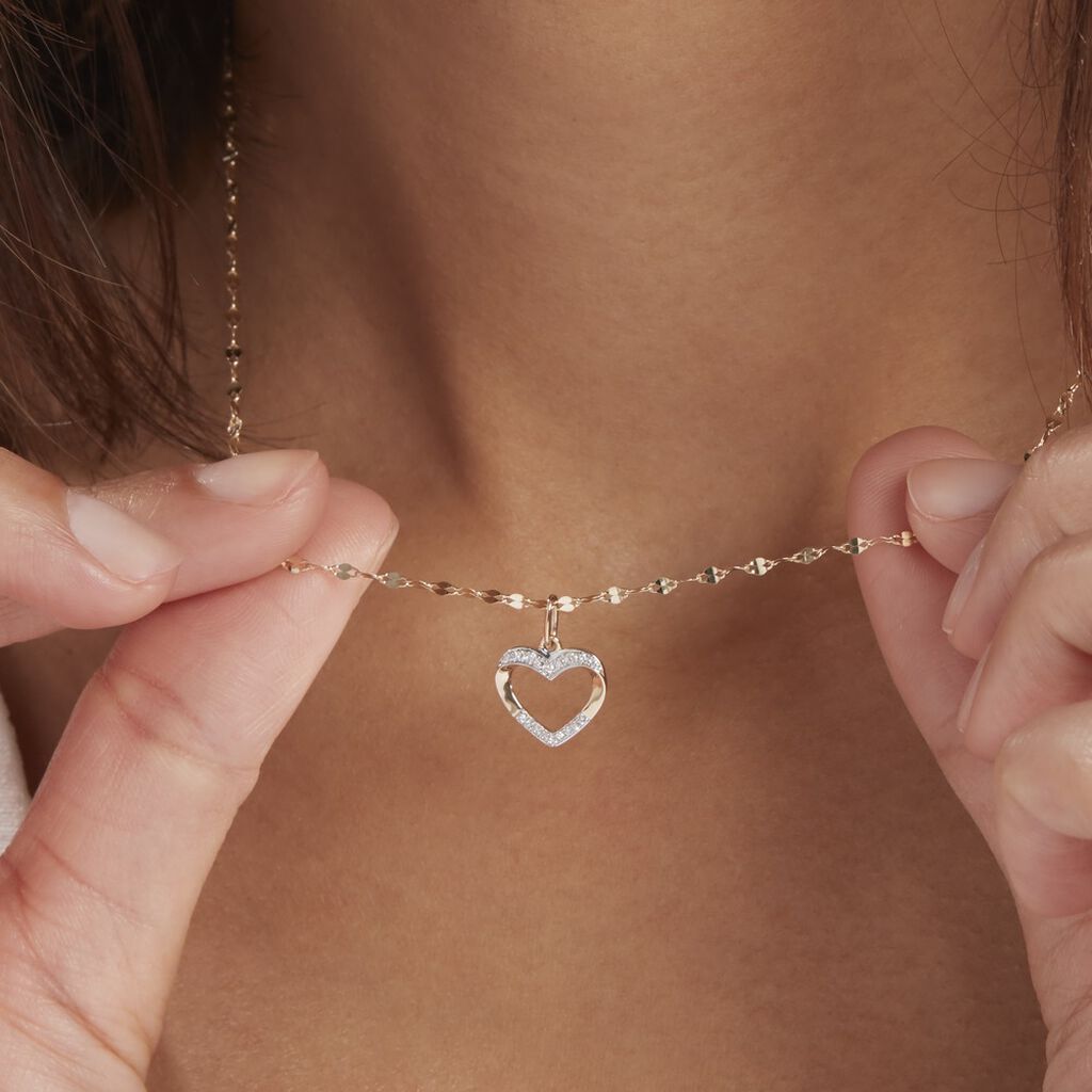 Collier Kalliope Jaune Diamant Blanc - Colliers Femme | Histoire d’Or