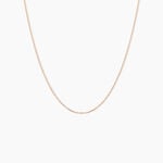 Collier Claudine Argent Rose - Chaines Femme | Histoire d&rsquo;Or