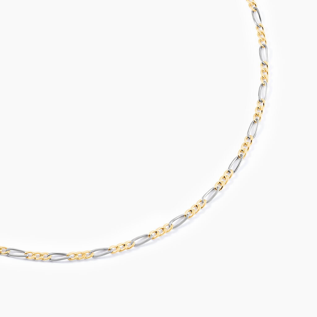 Collier Maille Cameo Or Bicolore - Chaines Femme | Histoire d’Or
