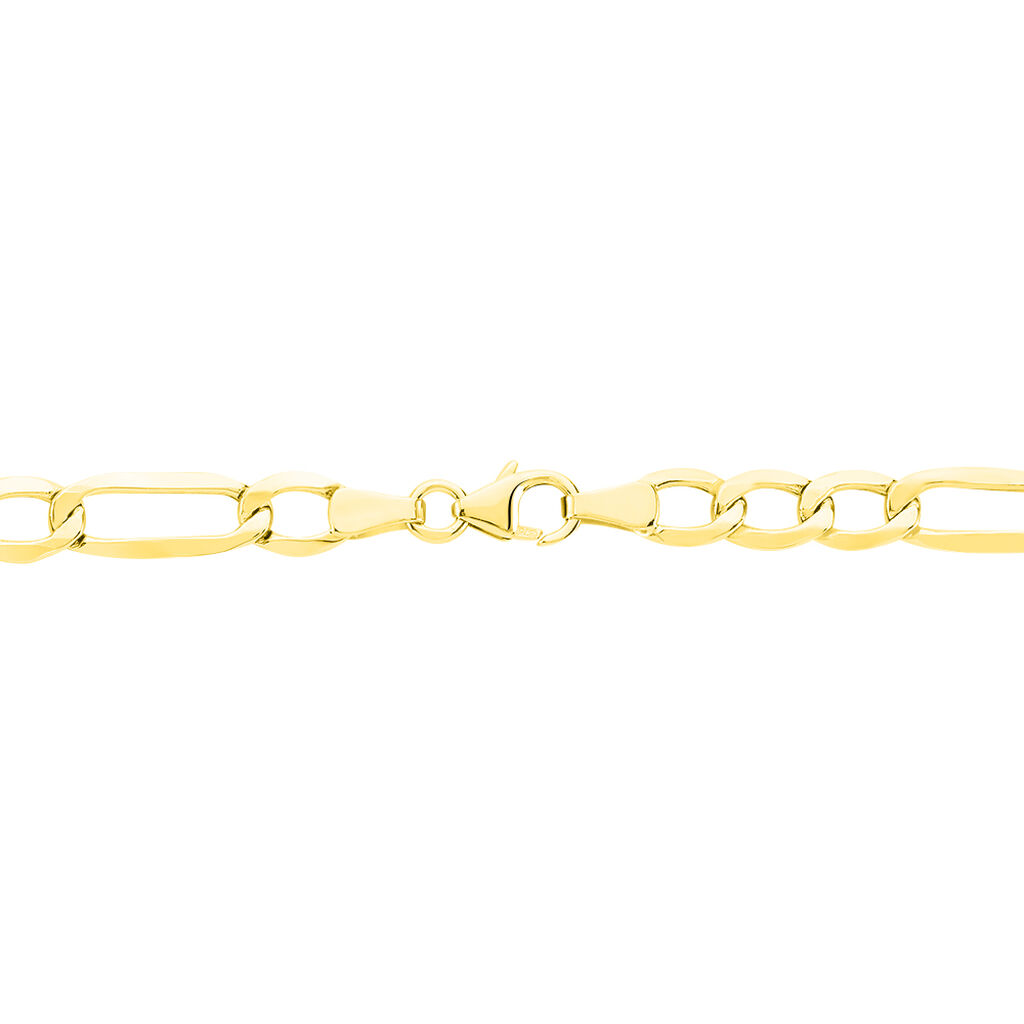 Cha&icirc;ne Cameo Maille Alternee 1/3 Or Jaune - Chaines Homme | Histoire d&rsquo;Or