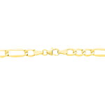 Cha&icirc;ne Cameo Maille Alternee 1/3 Or Jaune - Chaines Homme | Histoire d&rsquo;Or