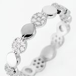 Bague Argent Blanc Capricia Oxydes De Zirconium - Bagues avec pierre Femme | Histoire d&rsquo;Or