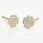 Boucles D'oreilles Puces Or Jaune Gontranie - Clous d'oreilles Femme | Histoire d&rsquo;Or