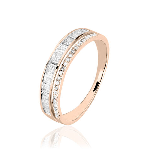 Bague Constance Or Rose Diamant - Bagues avec pierre Femme | Histoire d’Or