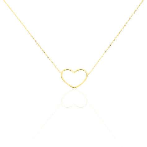 Collier Roselin Or Jaune - Colliers Coeur Femme | Histoire d’Or