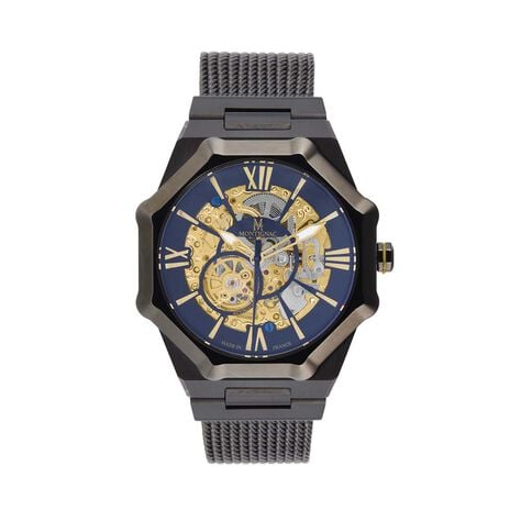 Montre Montignac Octogon Automatique Noir - Montres Homme | Histoire d&rsquo;Or