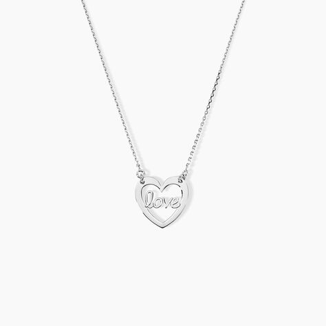 Collier Lovia Argent Blanc - Colliers fantaisie Femme | Histoire d’Or