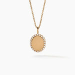 Pendentif Tissem Plaqu&eacute; Or Dor&eacute; Oxyde De Zirconium - Pendentifs Femme | Histoire d&rsquo;Or