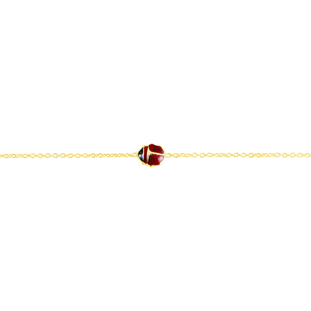 Bracelet Helidie Coccinelle Or Jaune - Bracelets Enfant | Histoire d’Or