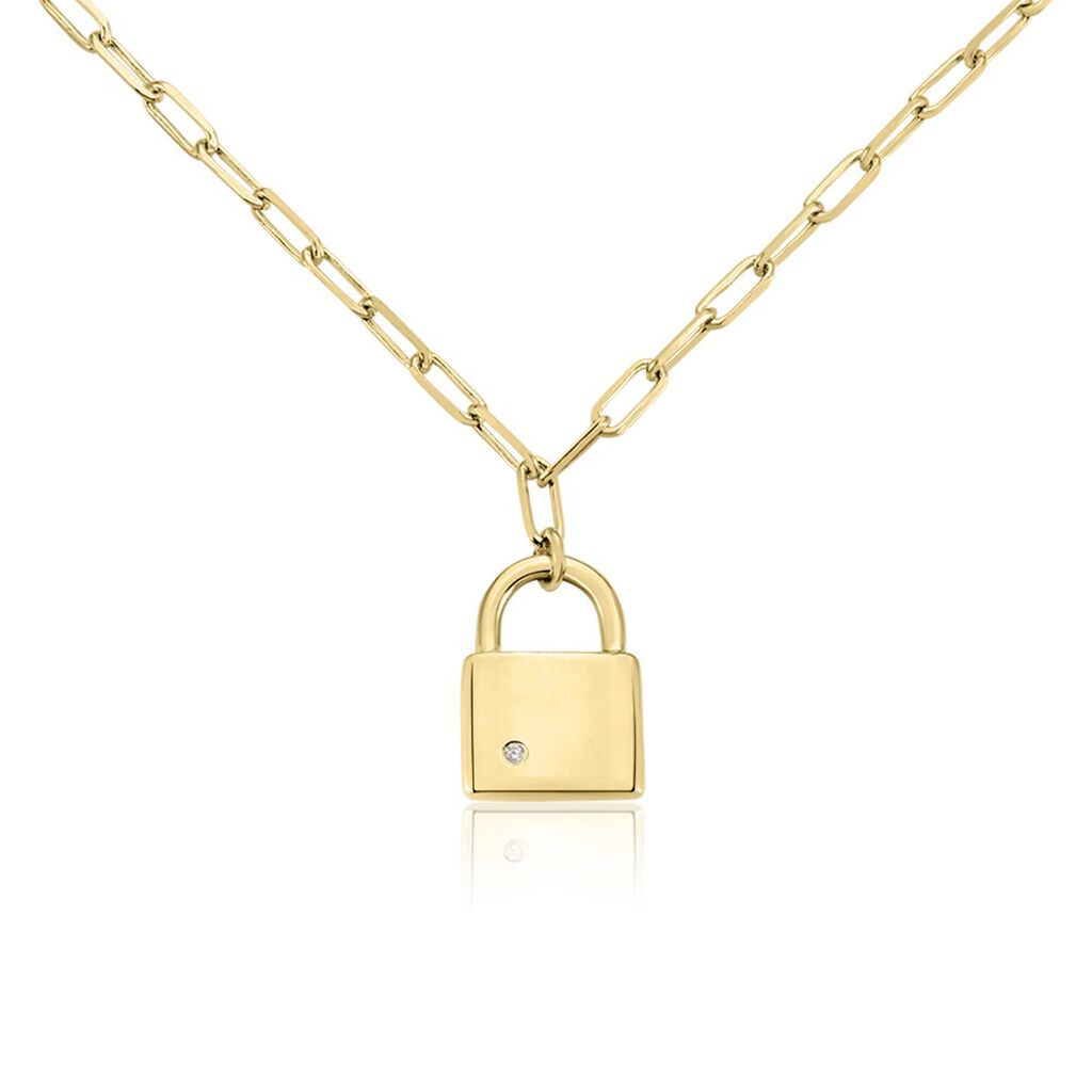 Collier Plaqué Or Guirec Oxyde De Zirconium - Colliers Femme | Histoire d’Or