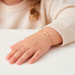 Bracelet Evelina Maille Boule Or Jaune - Bracelets Communion Enfant | Histoire d&rsquo;Or