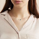 Collier Clementine Argent Blanc Oxyde De Zirconium - Colliers fantaisie Femme | Histoire d&rsquo;Or