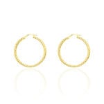 Cr&eacute;oles Udara Or Jaune - Boucles d'oreilles cr&eacute;oles Femme | Histoire d&rsquo;Or