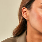 Boucles D'Oreilles Puces Hopcyn Or Jaune Oxyde De Zirconium - Clous d'oreilles Femme | Histoire d&rsquo;Or