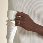 Alliance Circios Demi Jonc Classique Or Blanc - Alliances Unisex | Histoire d&rsquo;Or