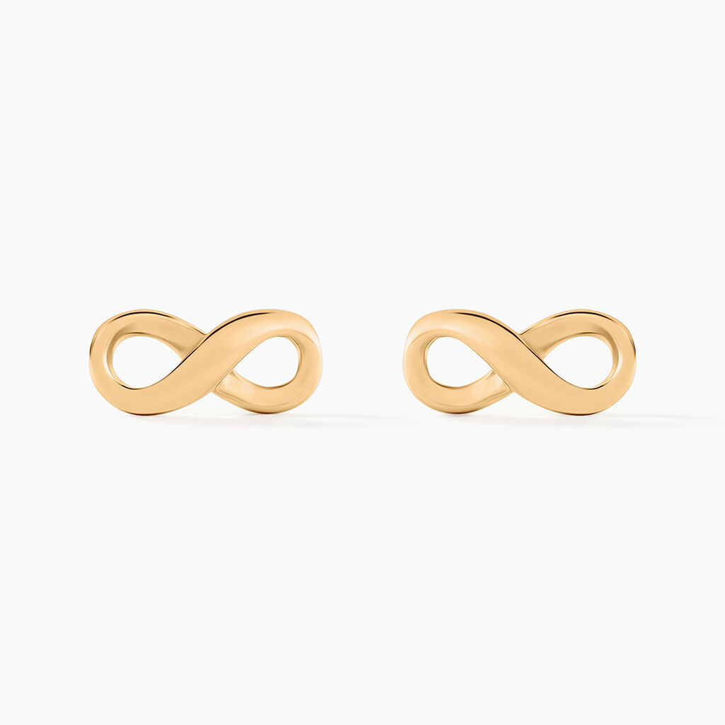 Boucles D'oreilles Puces Ajna Plaqué Or Jaune - Boucles d'oreilles fantaisie Femme | Histoire d’Or