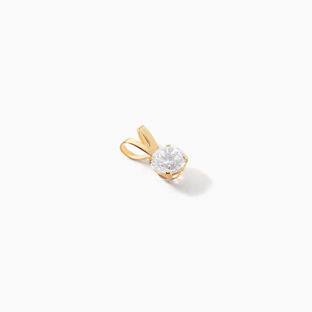 Pendentif Mabila Or Jaune Oxyde De Zirconium - Pendentifs Femme | Histoire d’Or