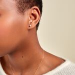 Boucles D'oreilles Puces Or Blanc Aphrodite Diamants - Clous d'oreilles Femme | Histoire d&rsquo;Or