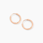 Cr&eacute;oles Argent Rose Agathe - Boucles d'oreilles cr&eacute;oles Femme | Histoire d&rsquo;Or