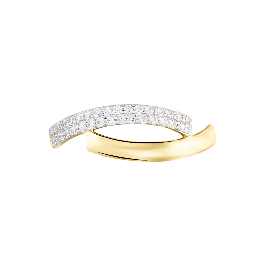 Bague Vero Or Jaune Oxyde De Zirconium - Bagues avec pierre Femme | Histoire d’Or