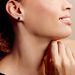 Boucles D'oreilles Puces Prudencia Or Blanc Saphir - Clous d'oreilles Femme | Histoire d’Or