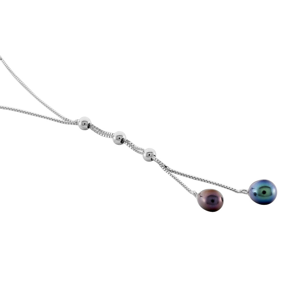 Collier Axell Argent Blanc Perle De Culture - Colliers Femme | Histoire d’Or