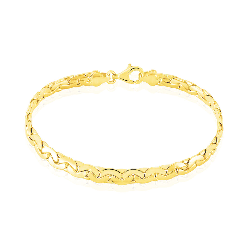 Bracelet Ivy Maille Haricot Or Jaune - Bracelets chaîne Femme | Histoire d’Or