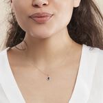 Collier Dorthy Or Blanc Saphir Et Diamant - Colliers Femme | Histoire d&rsquo;Or