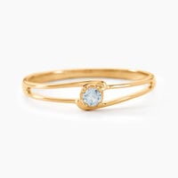 Bague Veroucha Or Jaune Topaze