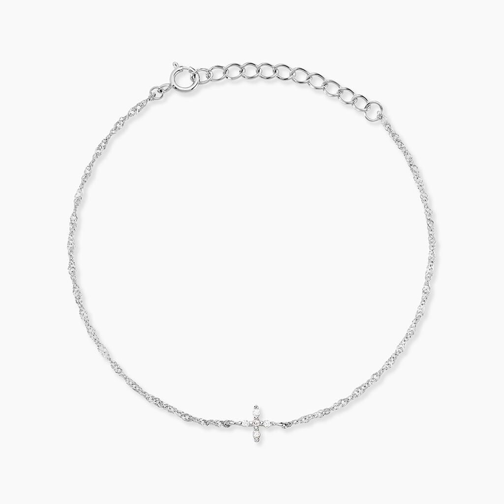 Bracelet Armance Argent Blanc Oxyde De Zirconium - Bracelets Femme | Histoire d&rsquo;Or