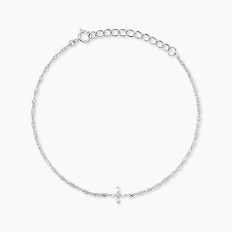 Bracelet Armance Argent Blanc Oxyde De Zirconium - Bracelets Femme | Histoire d&rsquo;Or