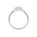 Bague Or Blanc Mysie Diamants Synthétiques - Bagues solitaires Femme | Histoire d’Or