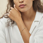 Bracelet Or Jaune Maille Altern&eacute;e 1/3 - Bracelets cha&icirc;ne Femme | Histoire d&rsquo;Or