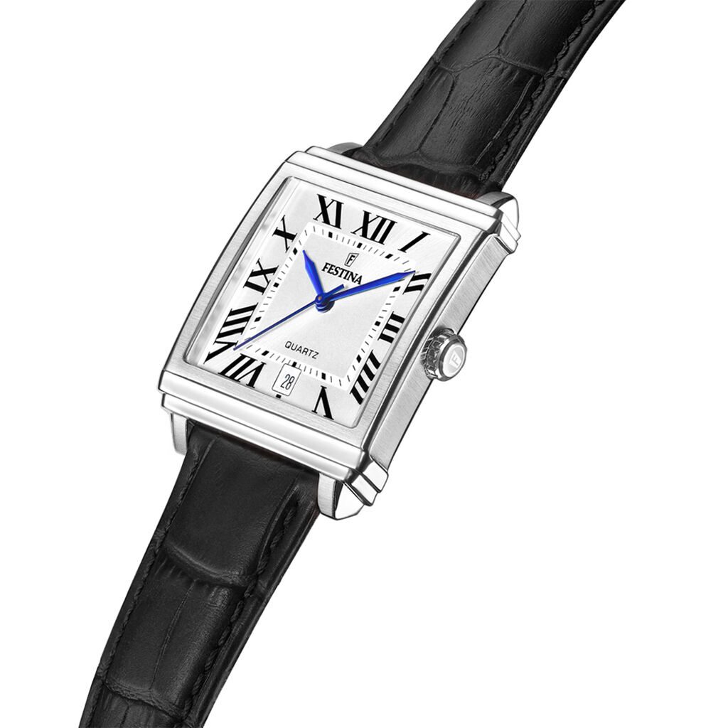Montre Festina On The Square Blanc - Montres Homme | Histoire d’Or