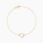 Bracelet Hortensia Or Jaune Diamant - Bracelets Femme | Histoire d&rsquo;Or