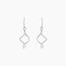 Boucles D'oreilles Pendantes Louison Argent Blanc - Boucles d'oreilles fantaisie Femme | Histoire d’Or