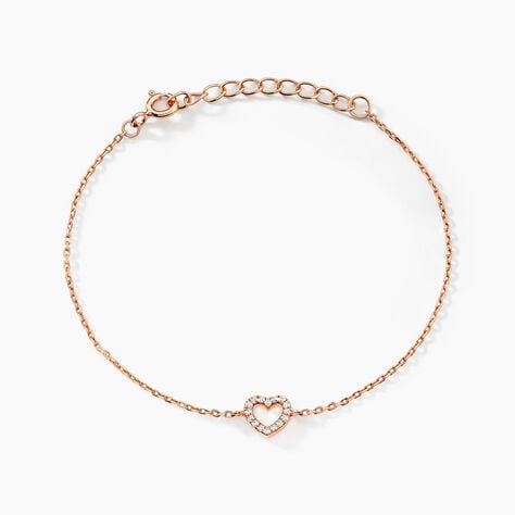 Bracelet Phanie Argent Rose Oxyde De Zirconium - Bracelets Femme | Histoire d’Or