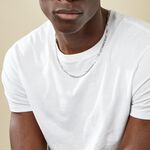 Collier Vivian Argent Blanc - Chaines Homme | Histoire d&rsquo;Or