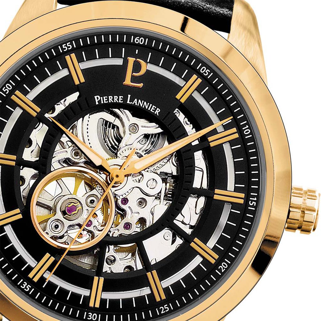 Montre Pierre Lannier Automatique Noir - Montres Homme | Histoire d’Or