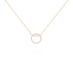 Collier Alysone Argent Rose Oxyde De Zirconium - Colliers fantaisie Femme | Histoire d&rsquo;Or