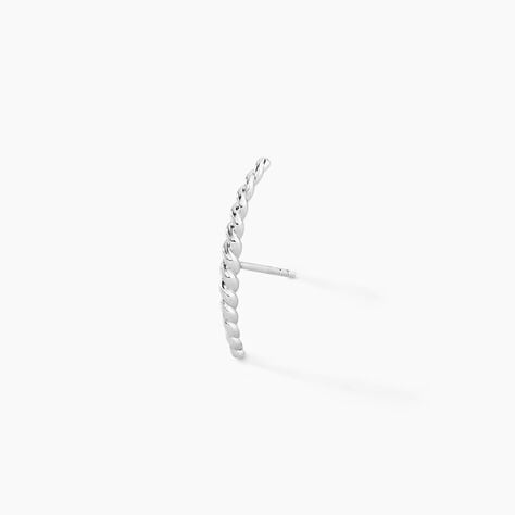 Bijoux D'Oreilles Magma Argent Blanc - Boucles d'oreilles fantaisie Femme | Histoire d&rsquo;Or
