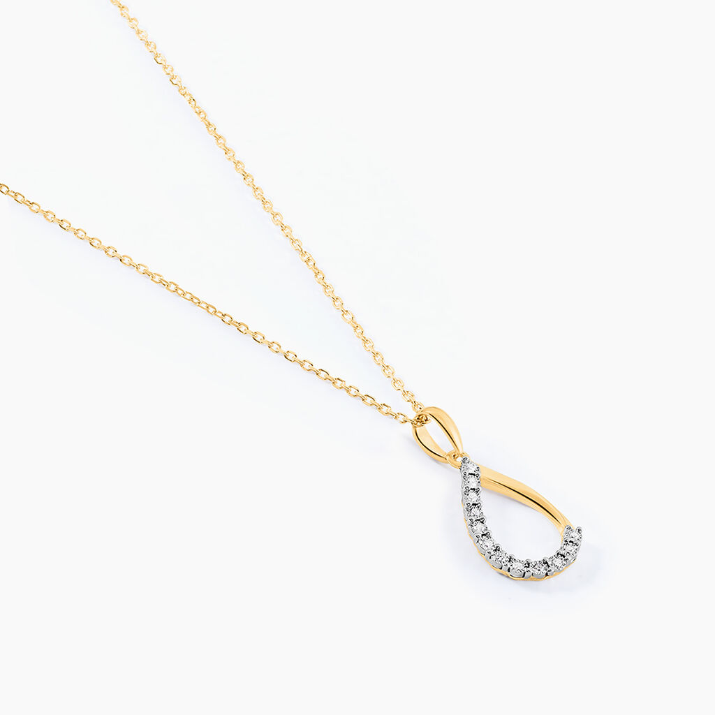 Collier Chrystalise Or Jaune Diamant - Colliers Femme | Histoire d’Or