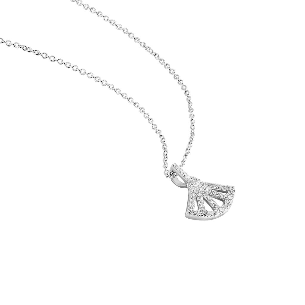 Collier Sarita Argent Blanc Oxyde De Zirconium - Colliers fantaisie Femme | Histoire d’Or
