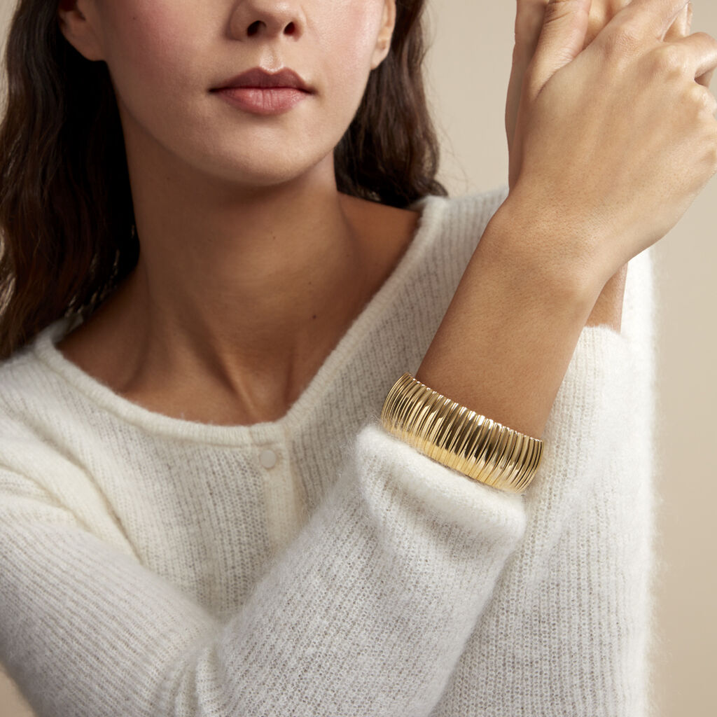 Bracelet Sicily Acier Doré - Bracelets Femme | Histoire d’Or
