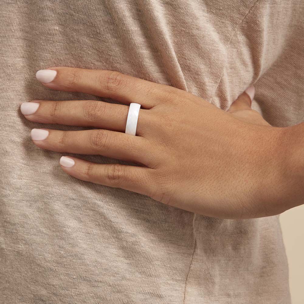 Bague ceramique hotsell bijouterie