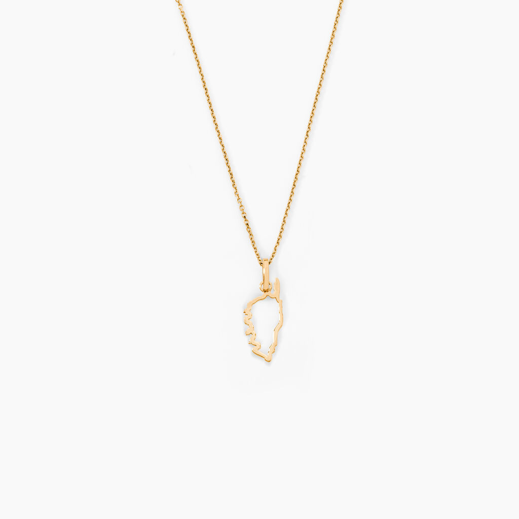 Pendentif Corsica Or Jaune - Pendentifs Famille | Histoire d’Or