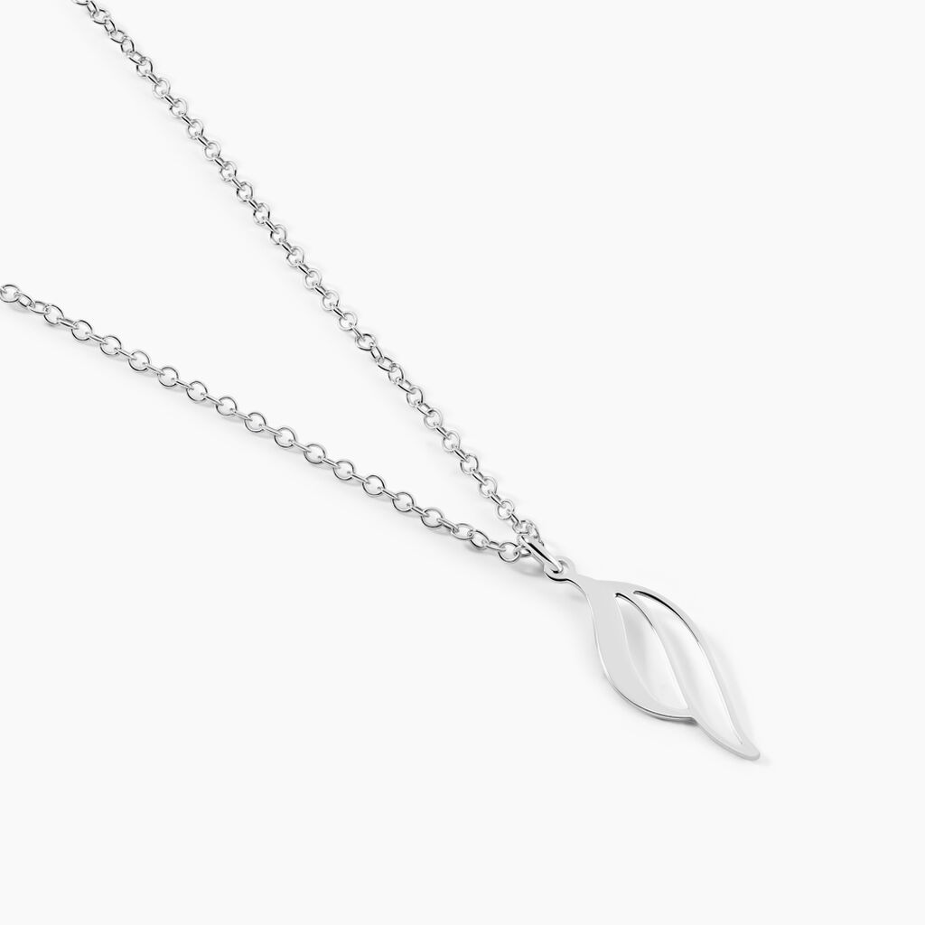 Collier Argent Blanc Prudent - Colliers fantaisie Femme | Histoire d’Or