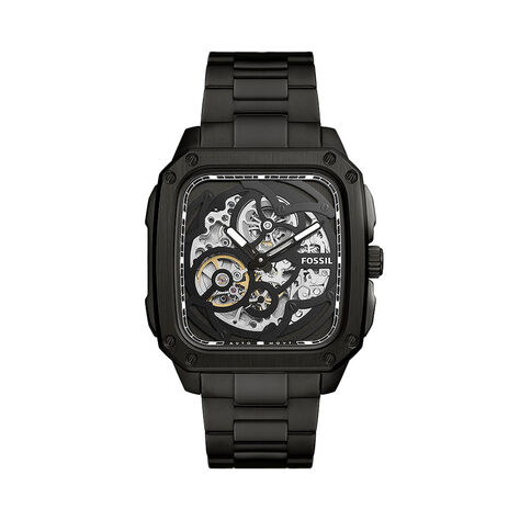 Montre Fossil Inscription Noir - Montres Homme | Histoire d’Or