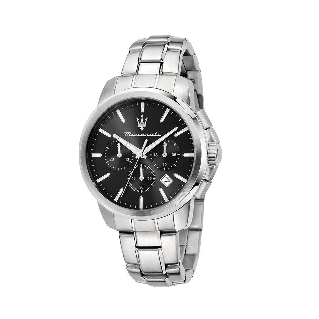 Montre Maserati Successo Noir - F&ecirc;te des p&egrave;res Homme | Histoire d&rsquo;Or