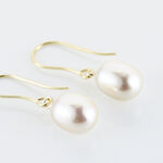 Boucles D'oreilles Pendantes Baroque Or Jaune Perle De Culture - Boucles d'oreilles pendantes Femme | Histoire d&rsquo;Or